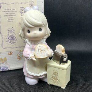 Precious Moments "A Special Toast to Precious Moments" 1997 Charter figurine